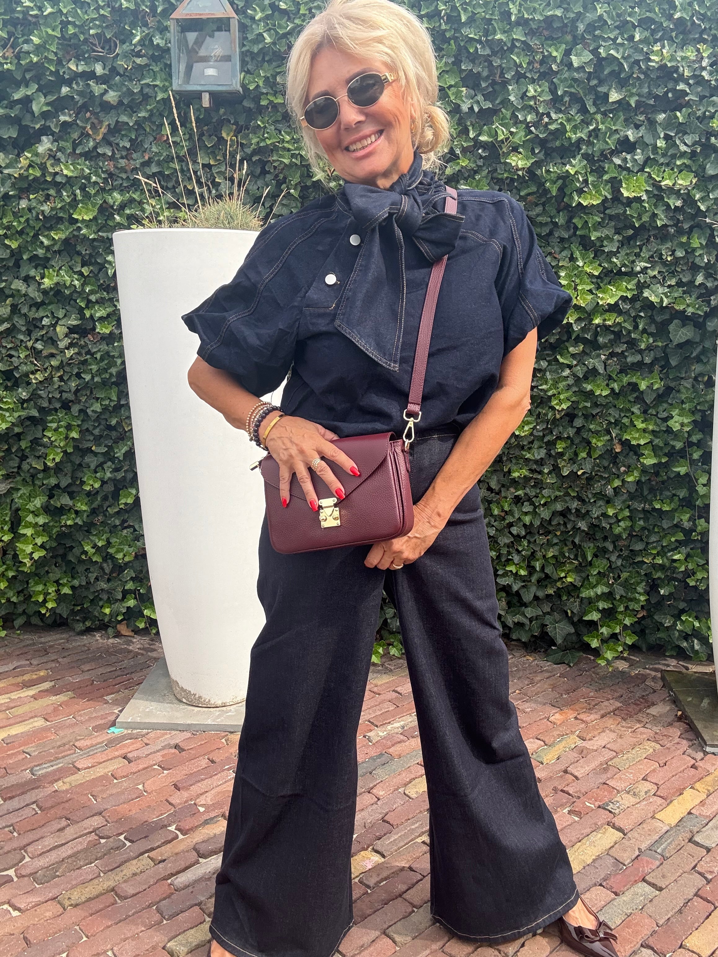 Brut Denim Strikblouse